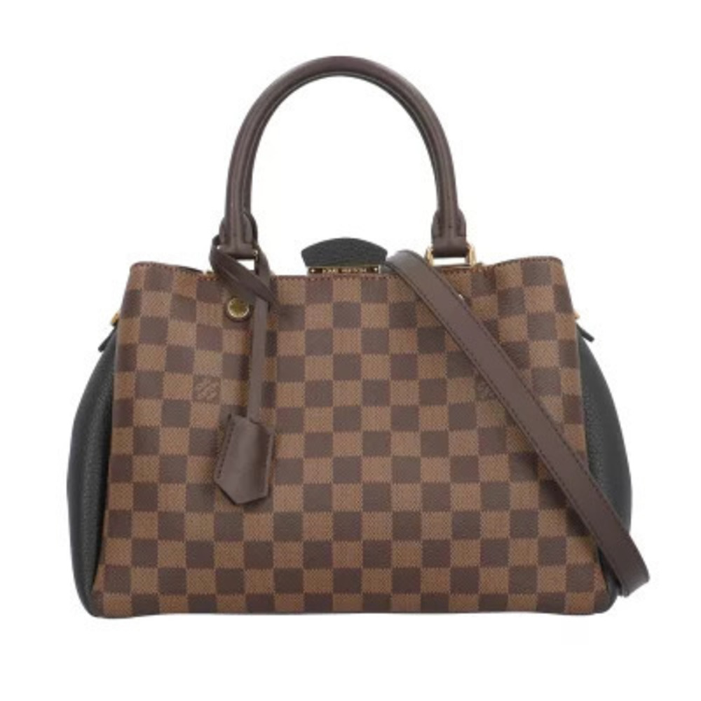 Louis Vuitton Brittany Damier Shoulder Bag Canvas Brown